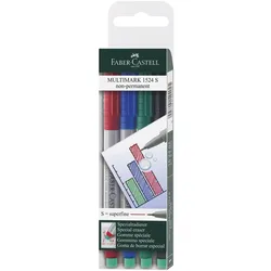 FABER-CASTELL Multimark 1524 S non-permanent Folienstifte-Set 0.4 mm Mehrfarbig