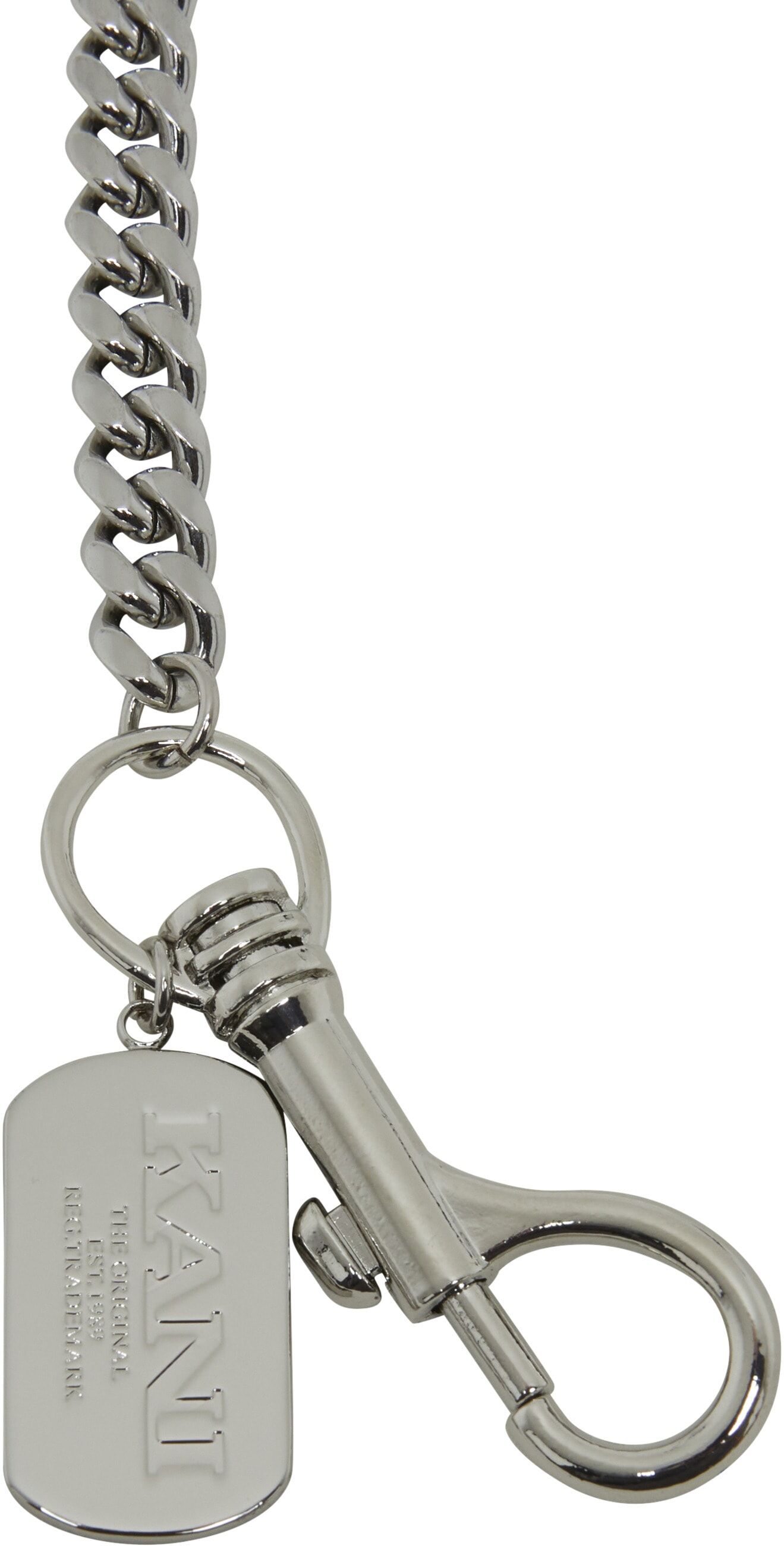Armband KARL KANI "Karl Kani Karl Kani Retro Wallet Chain", silber, Armbänder, Damen, onesize, Stahl, Armband