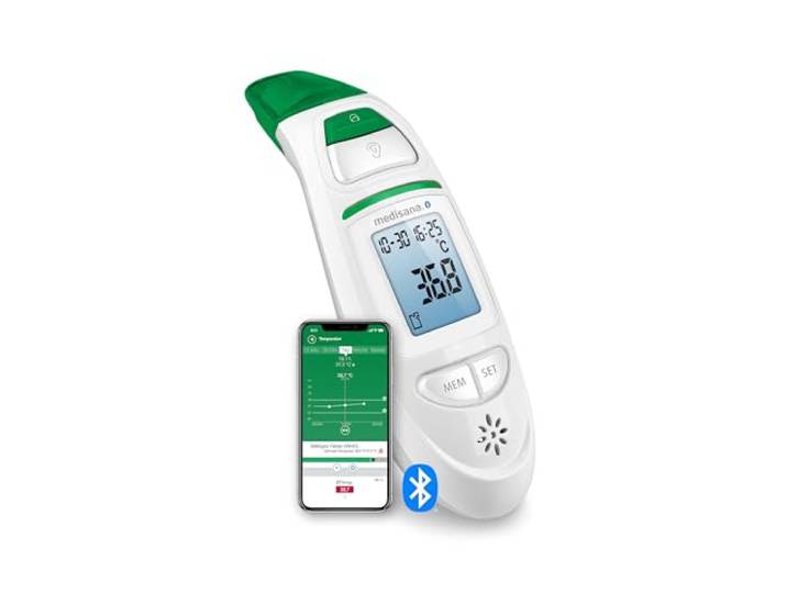 medisana TM 750 connect digitale 6-in-1 voorhoofdthermometer
