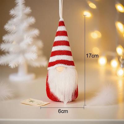 Uplifted Finds Christmas Faceless Knitted Dwarf Pendant a