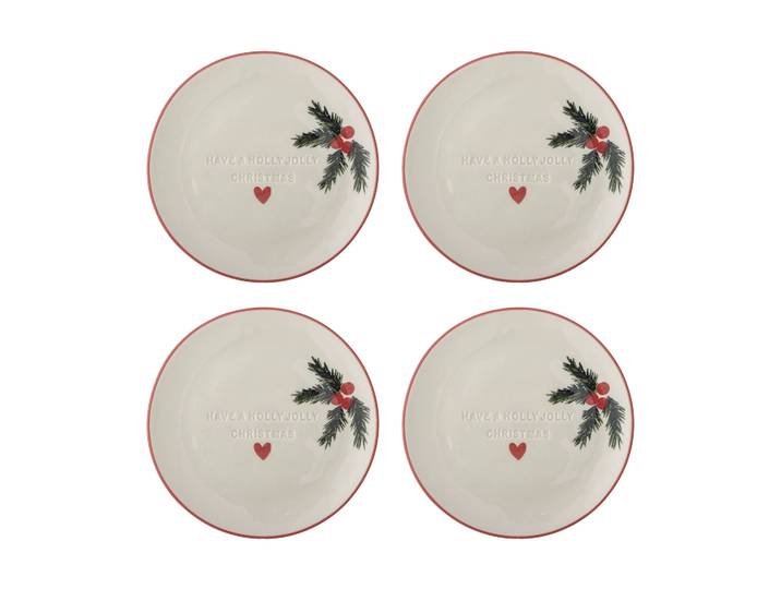 Bloomingville Jovida assiette Nature, 4 pièces, Ø16 cm