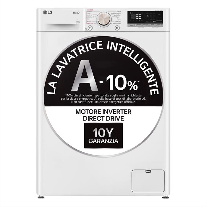 LG Lavatrice Ai Dd R7 F4r7010tswg 10kg Classe A-bianco