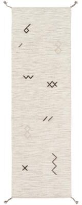 "Livabliss Arguello Hand-woven Tribal Wool Abstract Runner Rug - 2' 6"" x 8'"