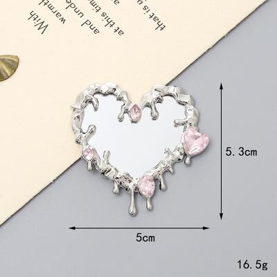 Fusion Finds Luxury Makeup Mirror Metal Vanity Mirror With Irregular Liquid Drop Design love
