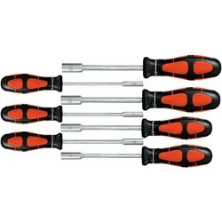 Steckschlüssel-Schraubendreher-Satz 5-13mm 7-teilig