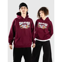 Thrasher Blood Bath Hoodie maroon Gr. S