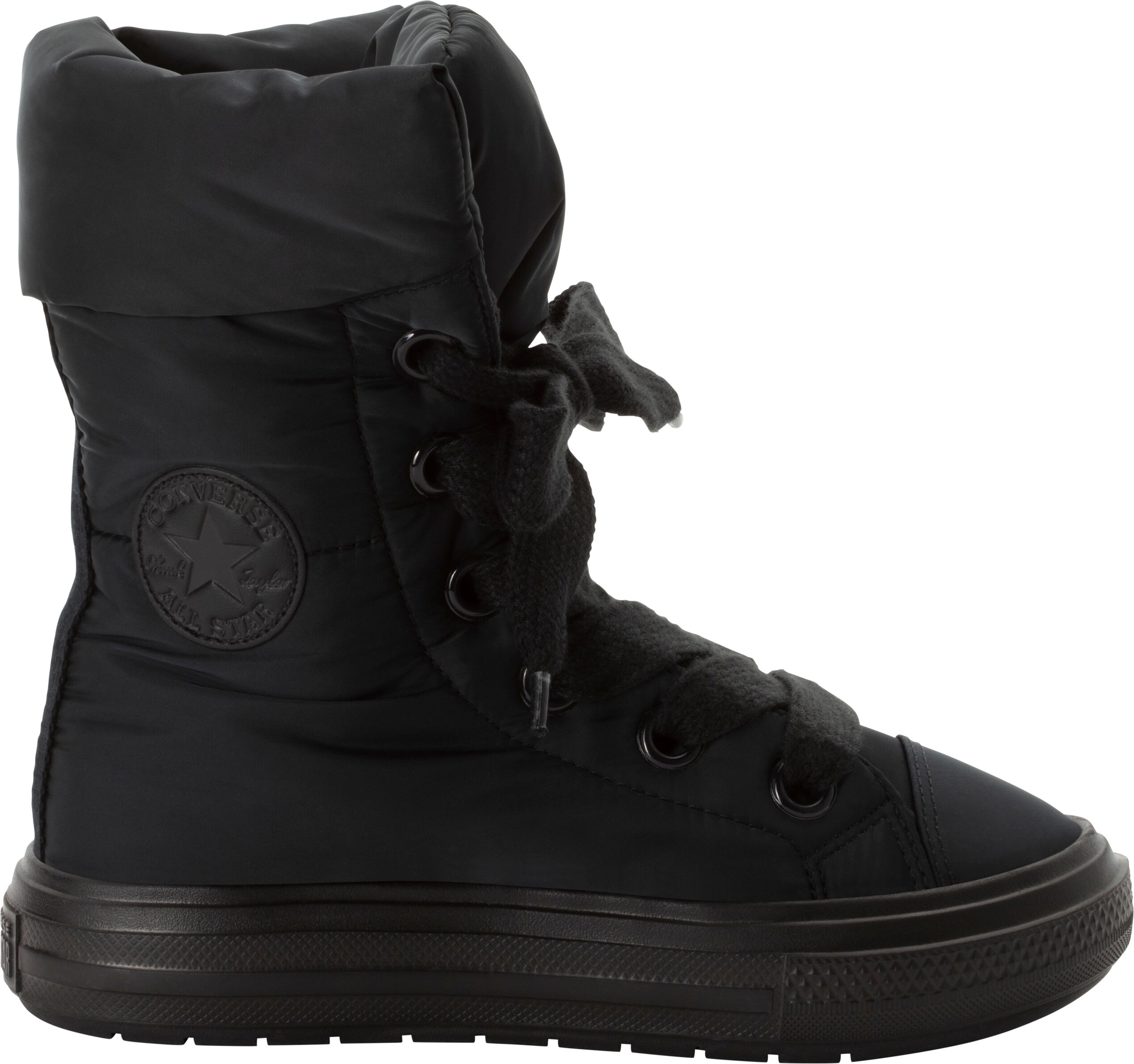 Winterboots CONVERSE "CHUCK TAYLOR ALL STAR ELEMENTS BOOT", Damen, Gr. 38, schwarz (schwarz, schwarz, schwarz), Polyester, Schuhe Winterboots schwarz, schwarz, schwarz 38