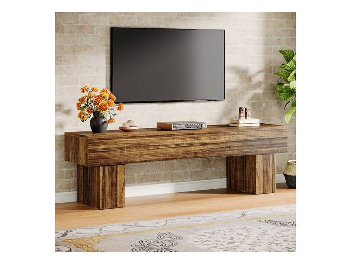Tribesigns TV-Schrank 160cm TV-Ständer mit offenen Ablageflächen,TV-Schränke & Konsolentisch
