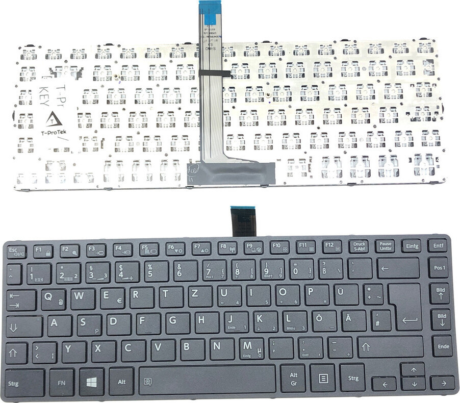 T-ProTek Zwart toetsenbord compatibel met Toshiba Tecra A40-C