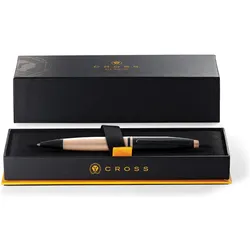 Cross, Schreibstifte, Kugelschreiber Calais Rosegold/Schwarz in Geschenkbox (1x)