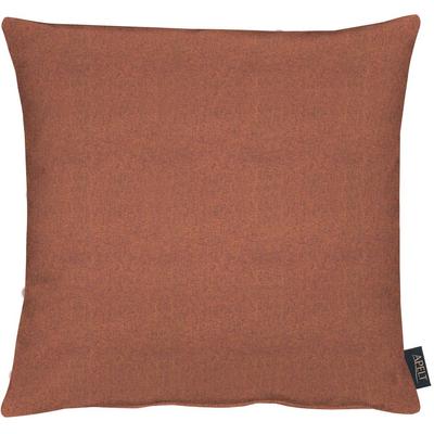 Dekokissen APELT "Vermont" Gr. 2, orange (orange, unifarben), B:70cm L:70cm, Obermaterial: 100% Polyester, Dekokissen_Sitzkissen_Kissenhüllen, ohne Füllung