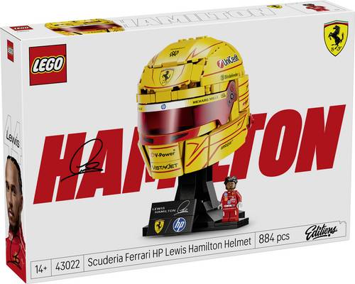 6590613 LEGO Editions Scuderia Ferrari HP Lewis Hamilton Helm (43022)