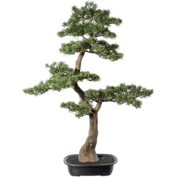Kunstpflanze Bonsai Grün/Braun/Schwarz