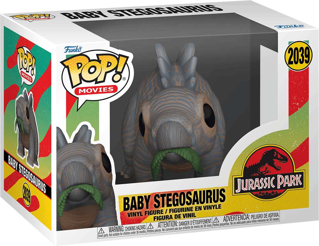 Funko Pop! Vinyl - Jurassic Park - Baby Stegosaurus, 3.75-inch Collectible Figure
