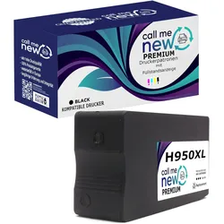 callmenew HP 950XL Druckerpatrone – black – recycelt Premium
