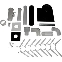 Wolf Anschluss-Set DN80 - B23 DN110 im Schacht, Abdeckung PP