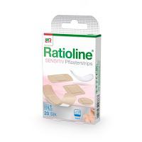 RATIOLINE sensitive Pflasterstrips in 4 Größen 20 St