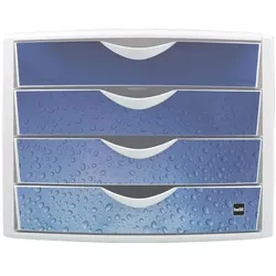 helit Schubladenbox »the chameleon H6129« blau, 26x21.2x33 cm