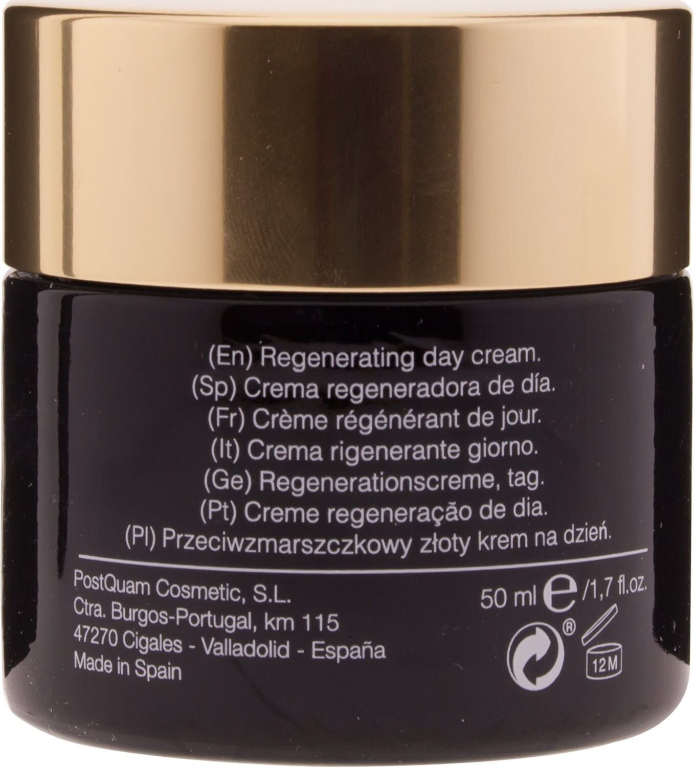 Postquam Luxury Gold crema regeneradora de día 50ml