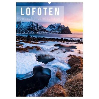 Lofoten. Poetische Landschaften (Wandkalender 2027 DIN A2 hoch), CALVENDO Monatskalender