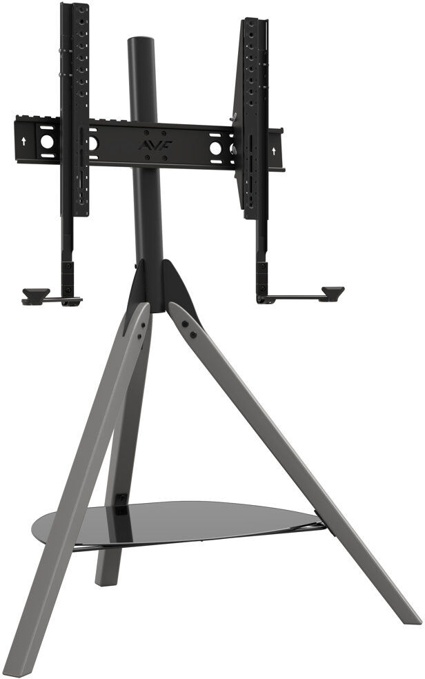 George Oliver Catasauqua Tripod TV Stand with Soundbar Holder for TVs up to 70" Grey 70"