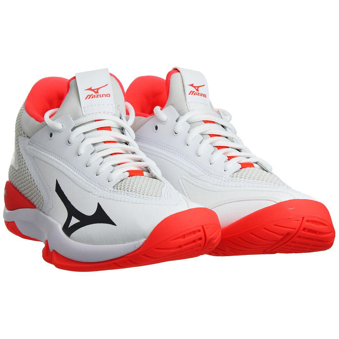Mizuno Wave Impulse AC Damen Weiße Tennisschuhe