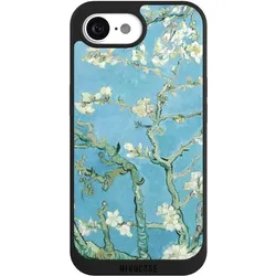 Nivocase Handyhülle für Apple iPhone 16e Hülle NIVOpure Case Schwarz Kunst Malerei Vincent Van Gogh (Apple iPhone 16e), Smartphone Hülle, Schwarz