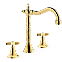 Tres 3 Loch 2 Griff Waschtischarmatur Beliebige Installation Mit Griff, 24210501OR 24210501OR