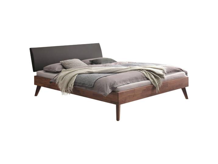 Hasena Bett, Nussbaum, Holz, Nussbaum, massiv, 100x200 cm, in verschiedenen Holzarten erhältlich, Größen Über- und Sondergrößen erhältlich, Schlafzimmer, Betten, Einzelbetten