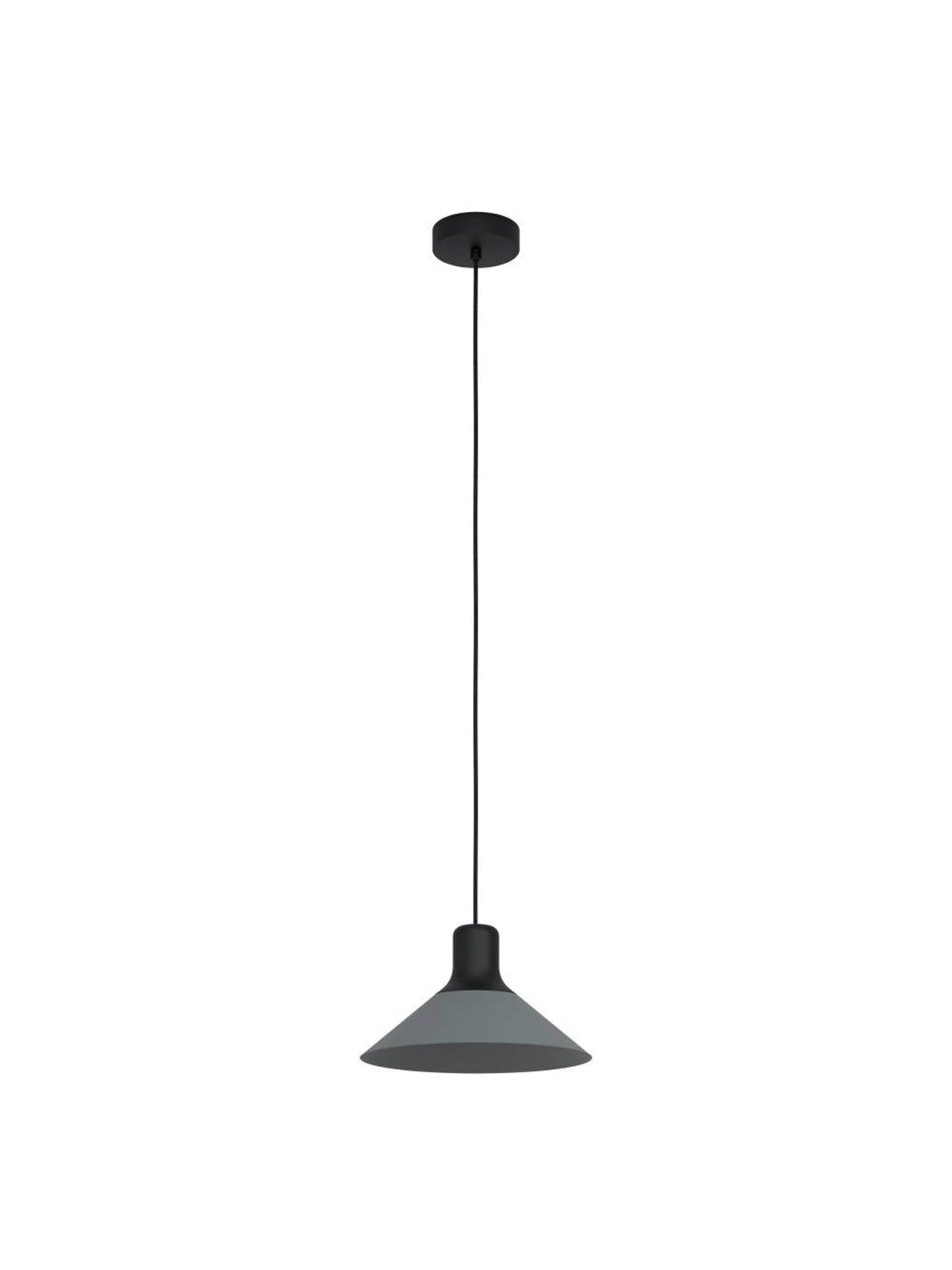 EGLO ABREOSA Hängeleuchte, schwarz, grau