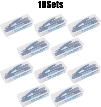 Inspire Picks 9 Piece Professional Modeling Tool Kit Hobby Building DIY Construction Set 10 Set