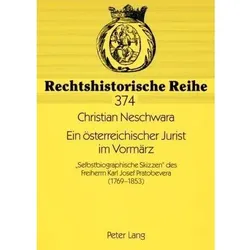 Ein österreichischer Jurist im Vormärz, Fachbücher von Christian Neschwara