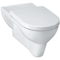 LAUFEN PRO Wand-Flachspül-WC, behindertengerecht, 360x700mm, H820953A000001, Farbe: Weiß mit LCC Active