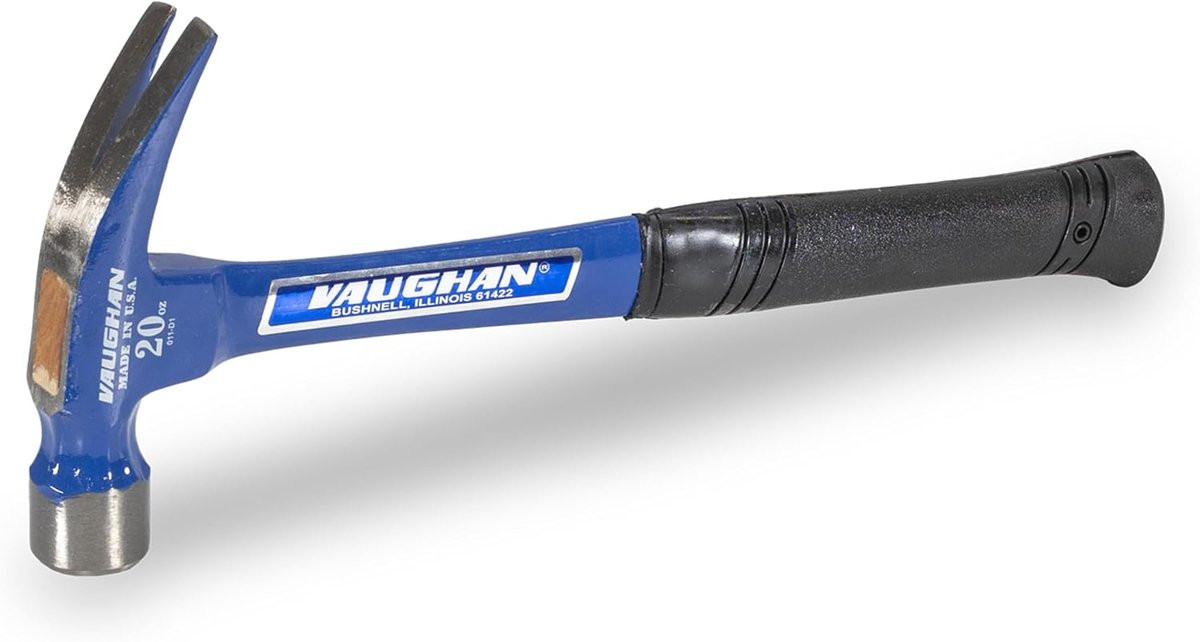 Vaughan R20 gebogen klauwhamer met glad gezicht