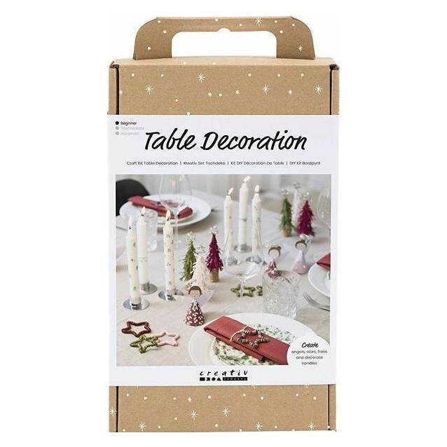 Creativ Company Craft Kit - Table Decorations, assorted colours, 1 pack (977712) (977712)