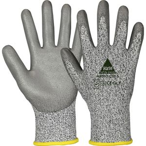 Hase Schnittschutzhandschuhe Medio Cut 5, 508440, Schnittschutzlevel D,Mischgewebe,Gr. 6/XS, 10 Paar