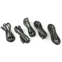 Zebra Netzkabel (220 V Wechselstrom), Stromkabel, Schwarz