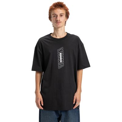 T-Shirt DC SHOES "DC Omega", Herren, Gr. M, schwarz, Obermaterial: 75% Baumwolle, 25% Baumwolle., Shirts T-Shirt