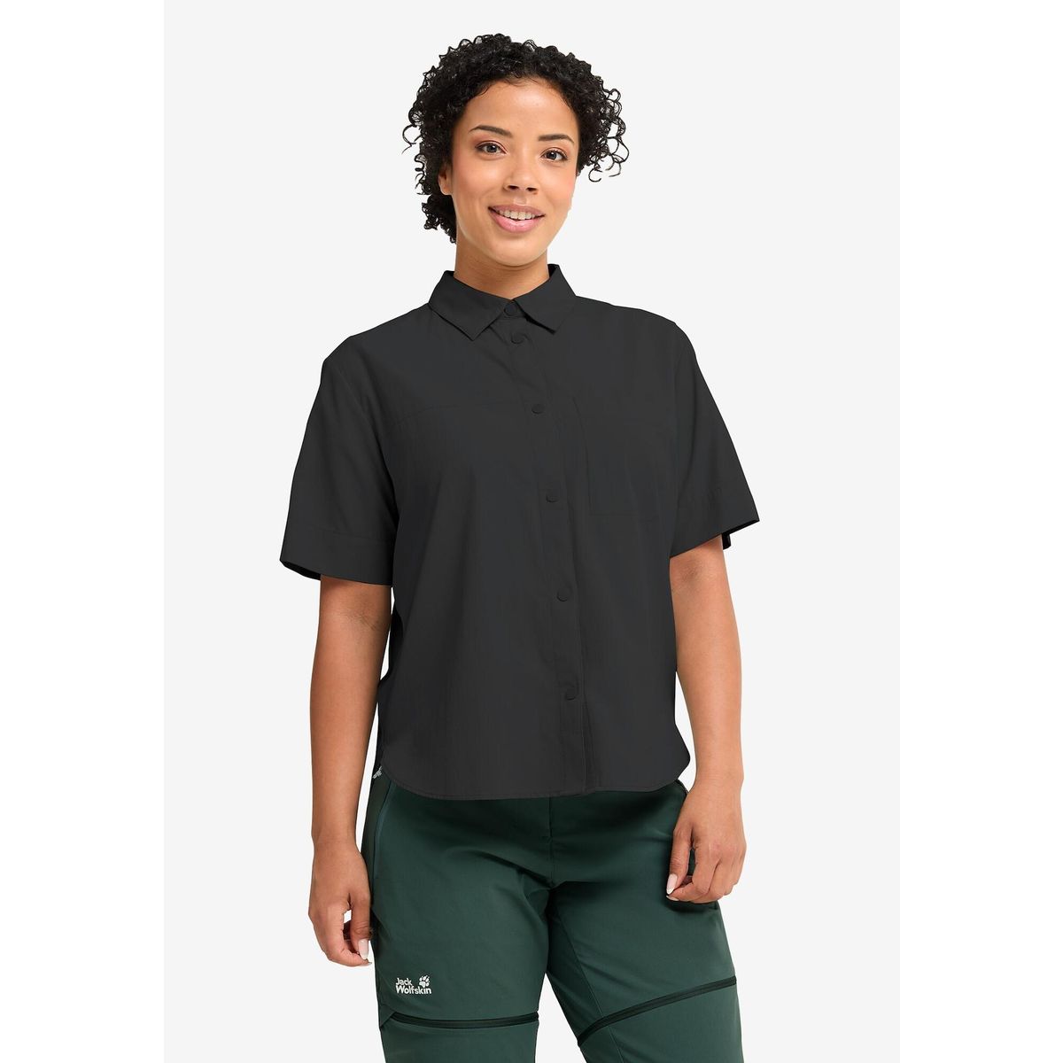 Jack Wolfskin Sierra Canyon Shirt W black (6000) S A65754_6000_A06