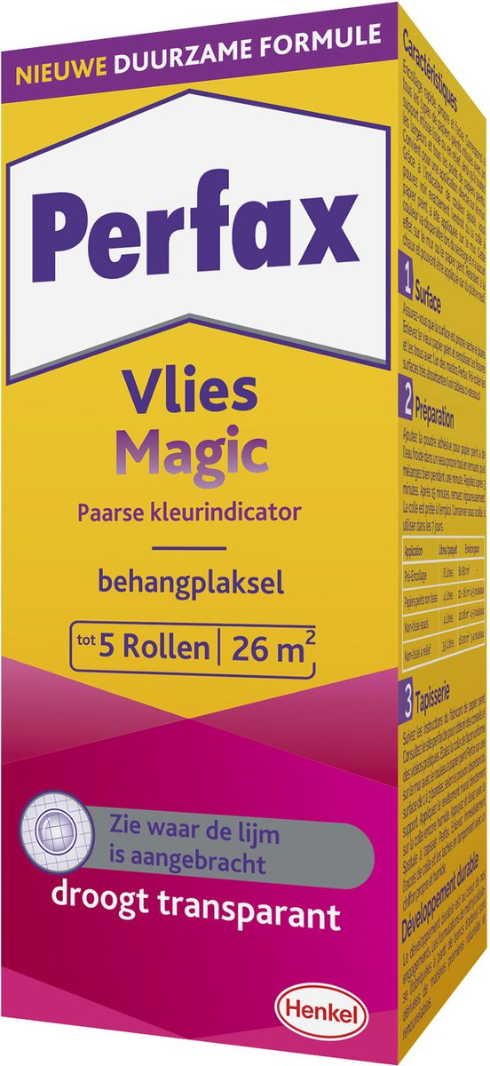 Perfax Vlies Magic Behanglijm 200 g - Transparante behanglijm voor vliesbehang