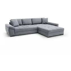 Ecksofa Redford Stoff Grau Stone