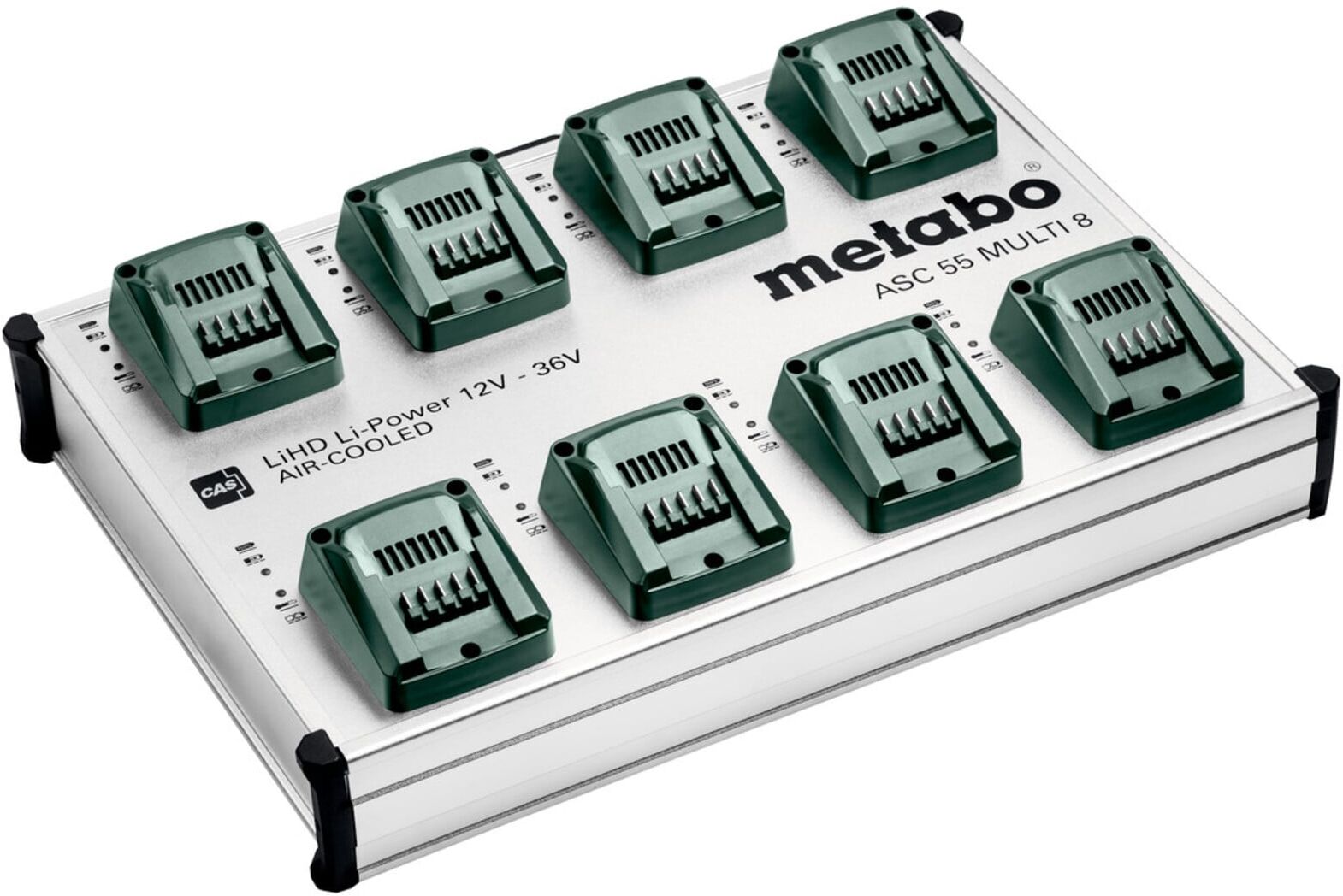 Metabo ASC55 MULTI8 Schnellladestation, 12-36V, “AIR COOLED”, EU, 627093000)