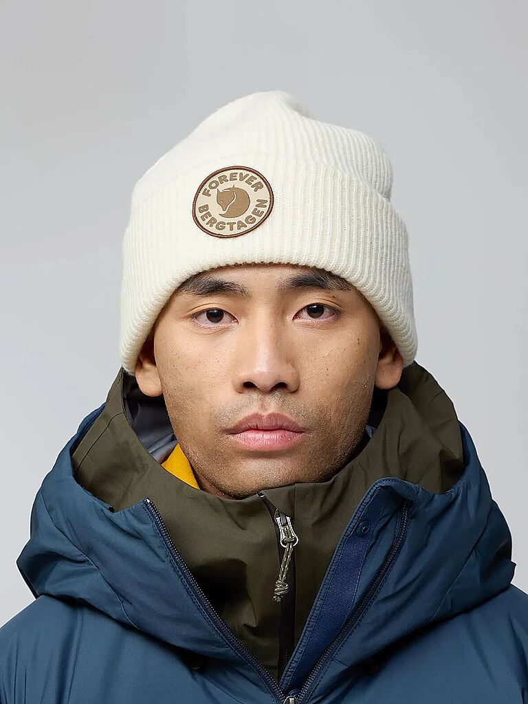 FJÄLLRÄVEN Mütze Bergtagen Forever Wool weiss B