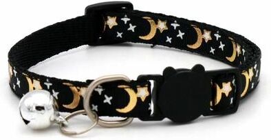 Uplift Treasures Colorful Paw Print Pet Collar With Bell 11