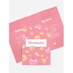 Menükarten für Ihr Fest selbst gestalten mit Spruch und Fotos im Onlinedesigner bei Meine-Kartenmanufaktur.de