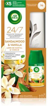 Air Wick Freshmatic Sandalwood & Vanilla ambientador automático com recarga 250 ml. Freshmatic Sandalwood & Vanilla