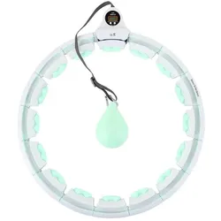 HMS HHW06 HULA HOOP Grün MIT GEWICHT + ZÄHLER