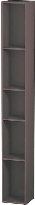 Duravit L-Cube Regalelement LC120604343 18x18x140cm, 5 Fächer, vertikal, basalt matt