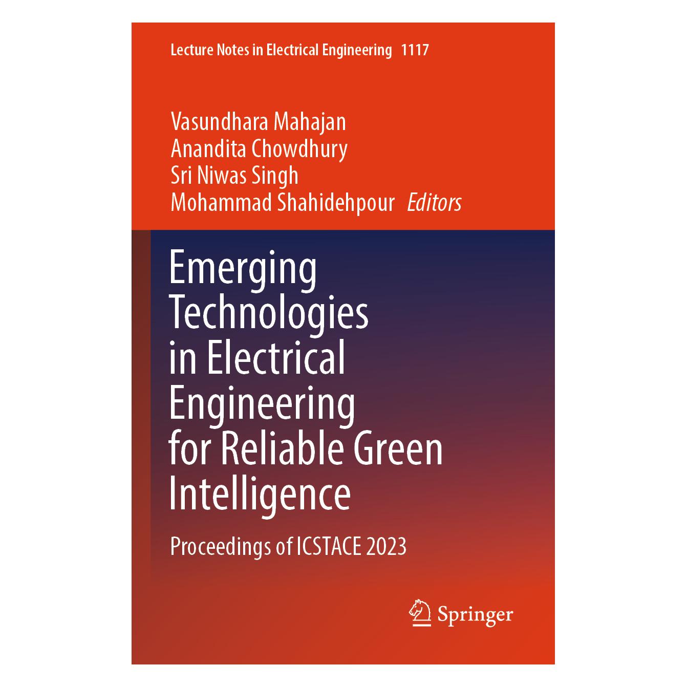 Springer Emerging Technologies in Electrical Engineering for Reliable Green Intelligence (Englisch, Softcover) (57201622)