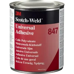 3M Scotch-Weld Lösemittelklebstoff auf Nitrilkautschukbasis 847, Braun, 20 l